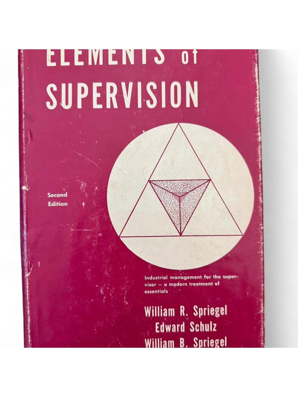 Vintage Business Management Book — Elements of Supervision